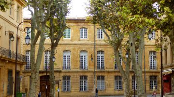 Aix-en-Provence, one of the a cities of Provence, France
