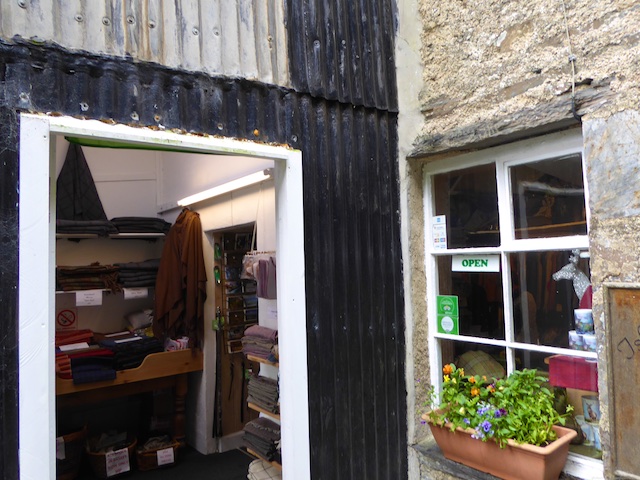 Entrance to the Islay Woollen Mill, Islay, Scotland