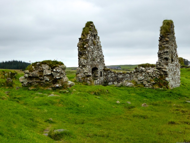 Ruins of the Great Hall on Finlaggan, Islay, Scotland