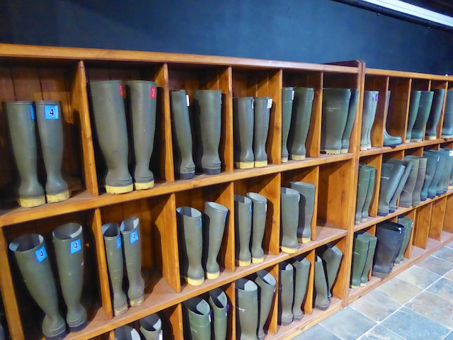 Wellie bootts for the Water to whisky experience at Laphroaig