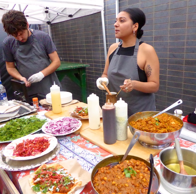 Indian food at Maltby Street Market, London, England