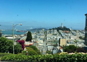 On Lombard Street, San Francisco