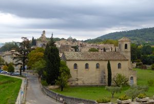 View from the Lourmarin chateau,