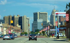 Downtown Detroit, Michigan