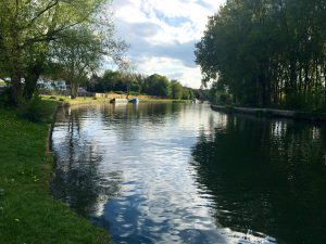 Springtime in England, the river Thames in Sonning, Berkshire