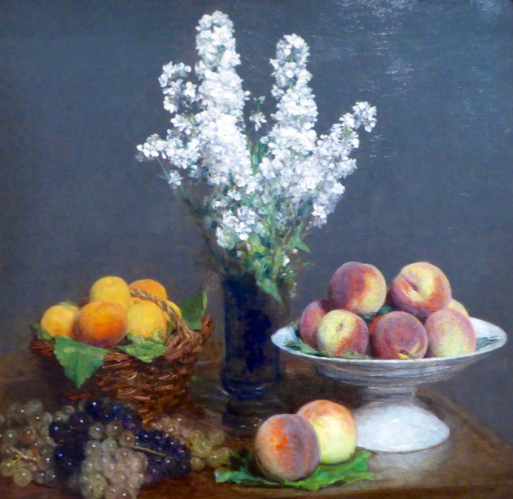 Henri Fantin-Latour (French, 1836-1904) White Rockets & Fruit 1869 at the Legion of Honor, San Francisco