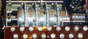 Rotors of a World War II Enigma Machine, first cracked by the Polish in 1932