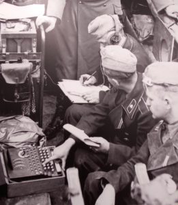 The Nazis using Enigma, first craked by the Poles in 1932