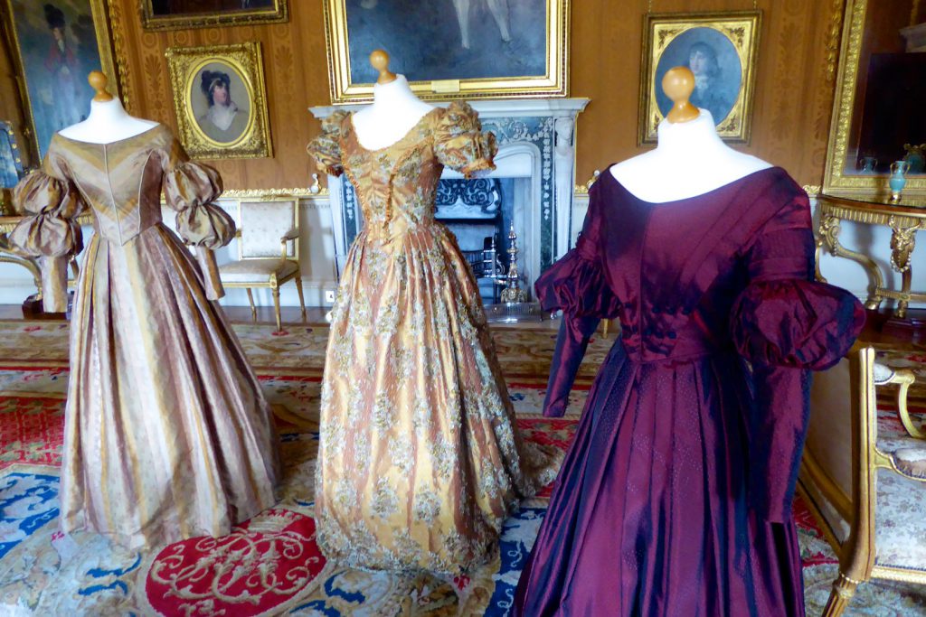 Costumes from ITV's 'Victoria' at Harewood House, Yorkshire