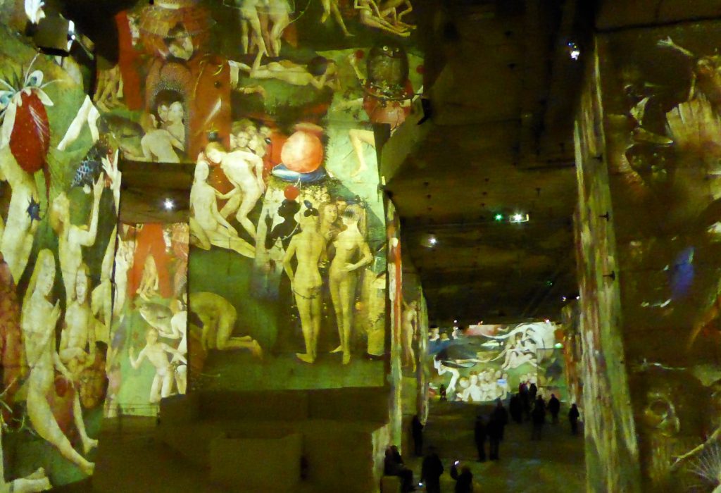 Inside Carrières de Lumières 2017, Bouches-du-Rhône, Provence, France