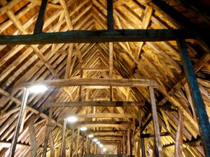 Salisbury cathedral medieval roof structure, Salisbury, Wiltshire, England
