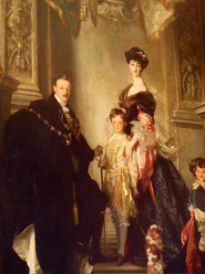 Portrait of the 9th Duke of Marlborough's family, Blenheim Palace, Woodstock, England