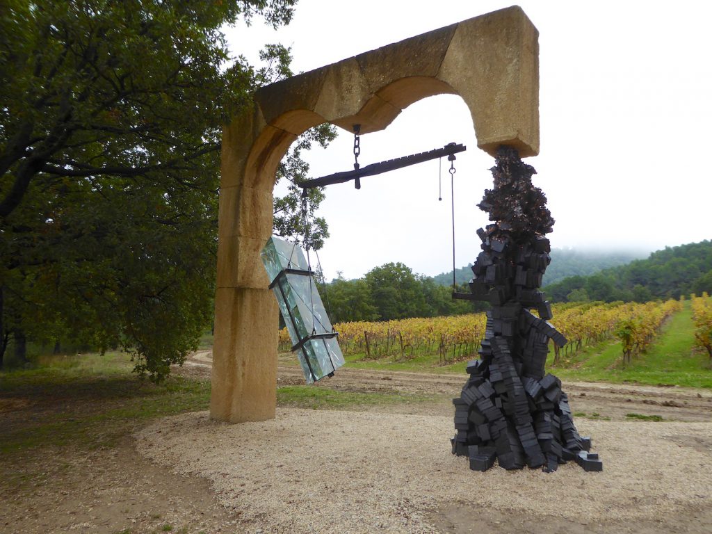 Psicopompos by artist Tunga at Château La Coste, Le Puy-Sainte-Réparade, Bouches-du-Rhône, Provence, France