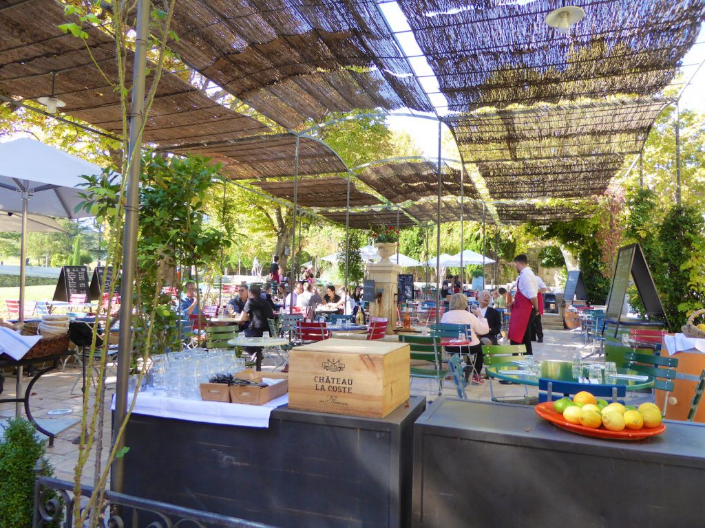 La Terrace Restaurant at Chateau La Coste, Le Puy-Sainte-Réparade, Bouches-du-Rhône, Provence, France