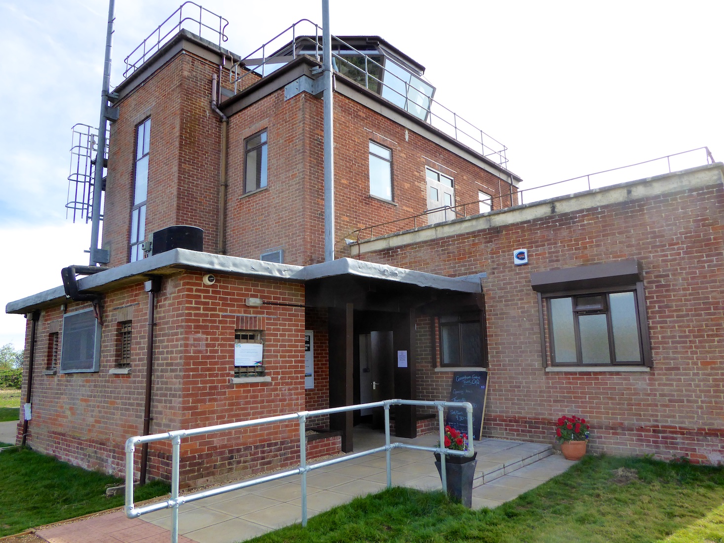 The Control Tower at Greenham Common, Nebury, Berkshire, England