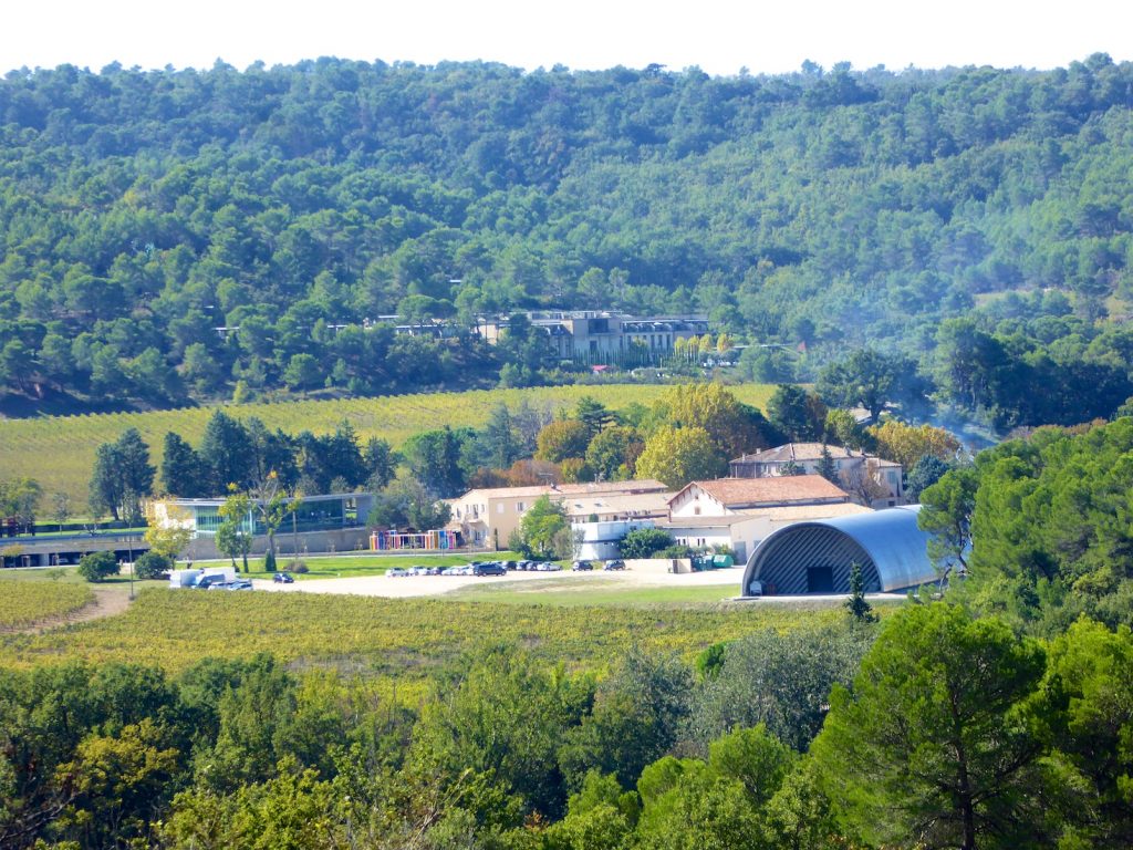 View of Chateau La Coste Le Puy-Sainte-Réparade, Provence, France