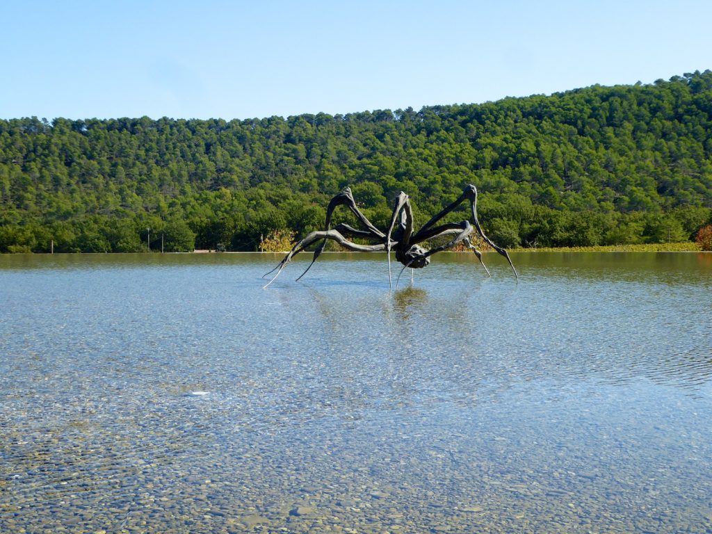 The Crouching Spider by Louise Bourgeois at Chateau La Coste, Le Puy-Sainte-Réparade, Bouches-du-Rhône, Provence, France
