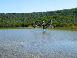 The Crouching Spider by Louise Bourgeois at Chateau La Coste, Le Puy-Sainte-Réparade, Bouches-du-Rhône, Provence, France