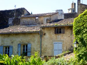 Architecture and Shutters of Lourmarin, Luberon Provence