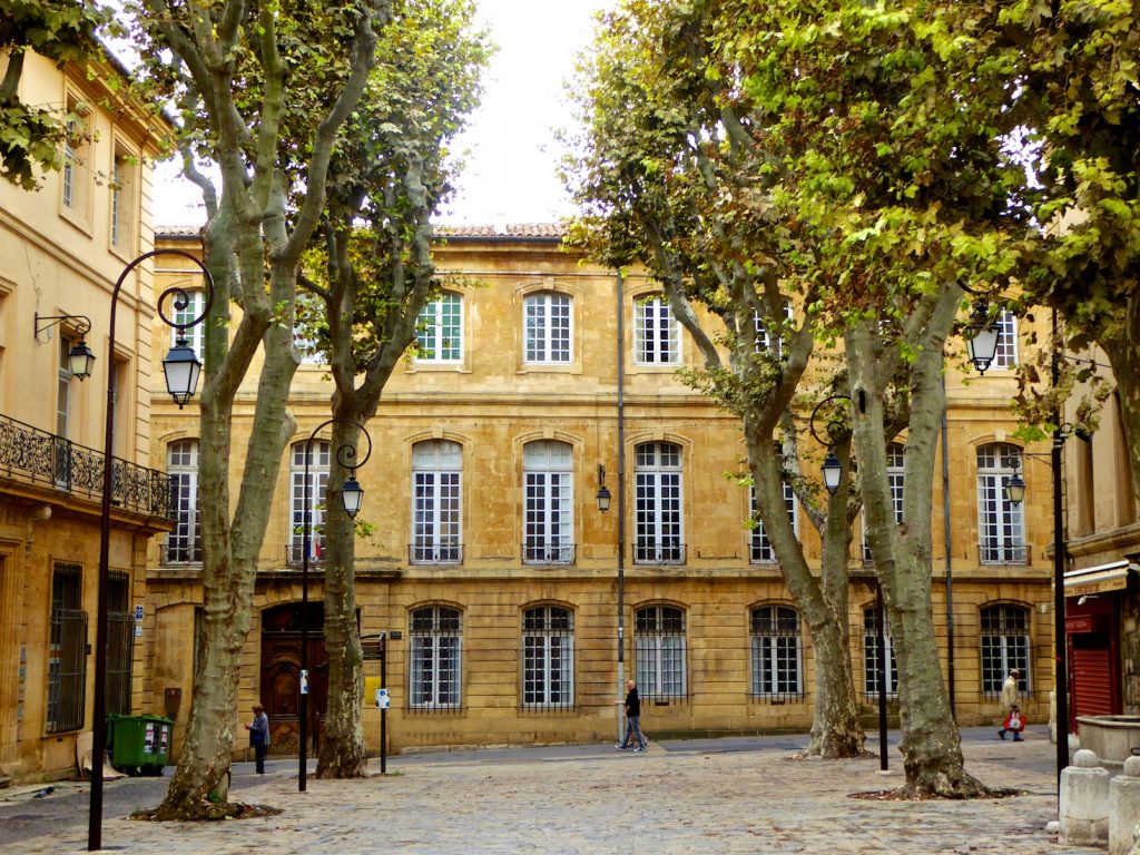 Sundrenched city of Aix-en-Provence