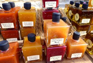 Provencal juices in a Luberon Market, Luberon, Provence, France