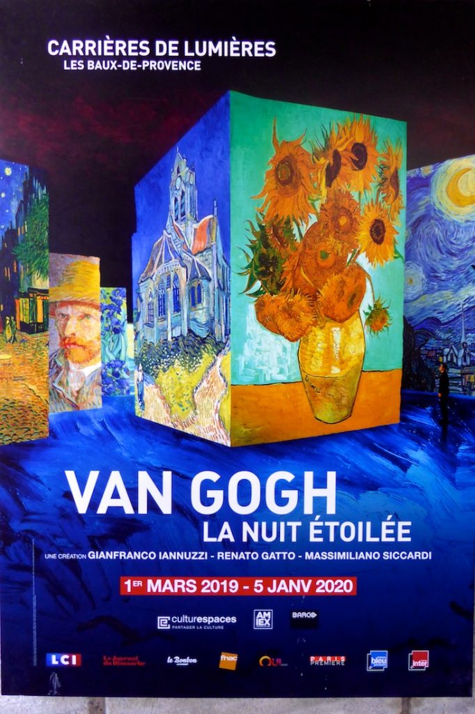 Carrières de Lumières 2019 Van Gogh, La Nuit étoilée 