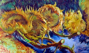 Shutters and Sunflowers Carrières de Lumières 2019 Van Gogh's Sunflowers, Les Touresols