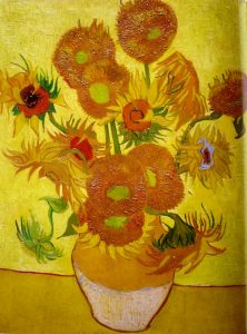 Shutters and Sunflowers Carrières de Lumières 2019 Van Gogh's Sunflowers, Les Touresols