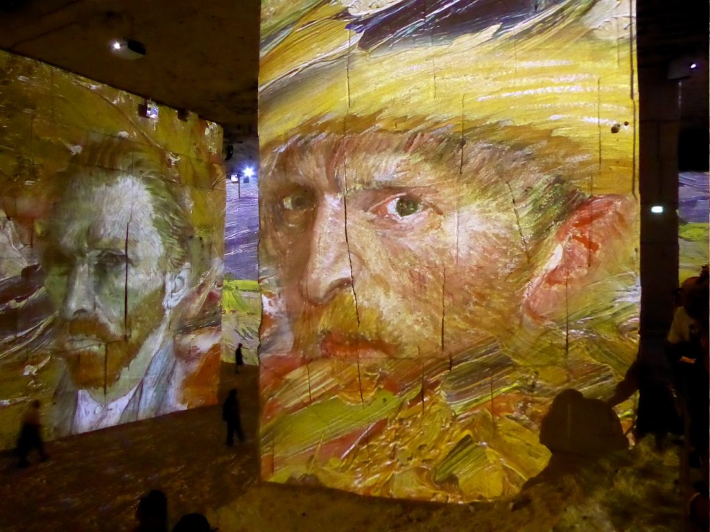 Carrières de Lumières 2019, Van Gogh's self portraits