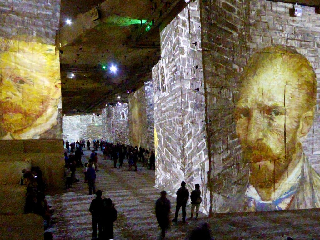 Carrières de Lumières 2019, Van Gogh's self portraits