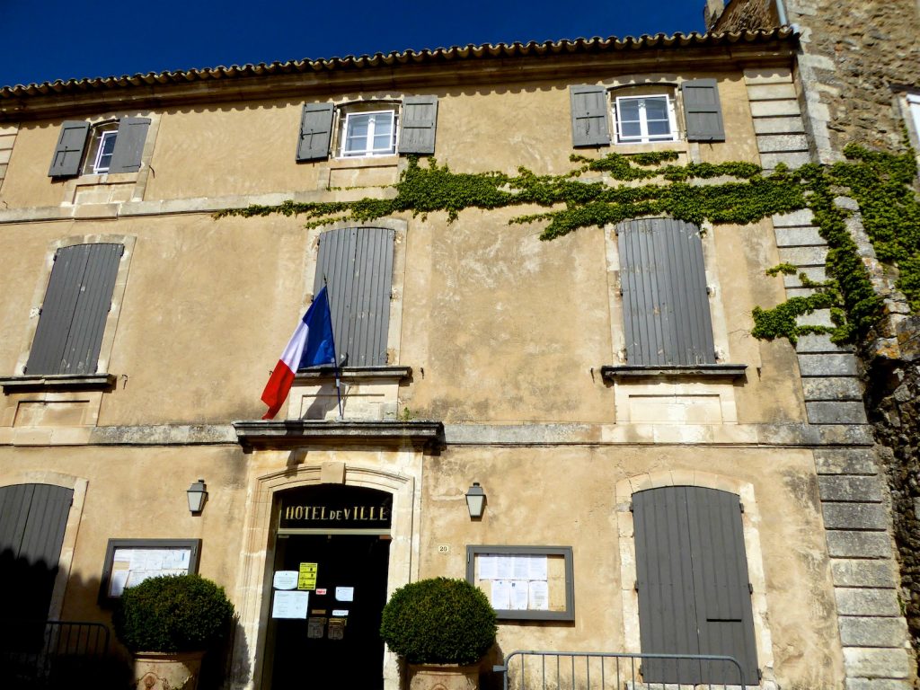 Shutters of Provence at the Marie Menerbes, Provence, France