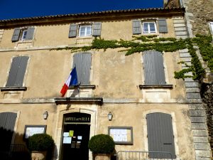 Shutters of Provence at a Marie building