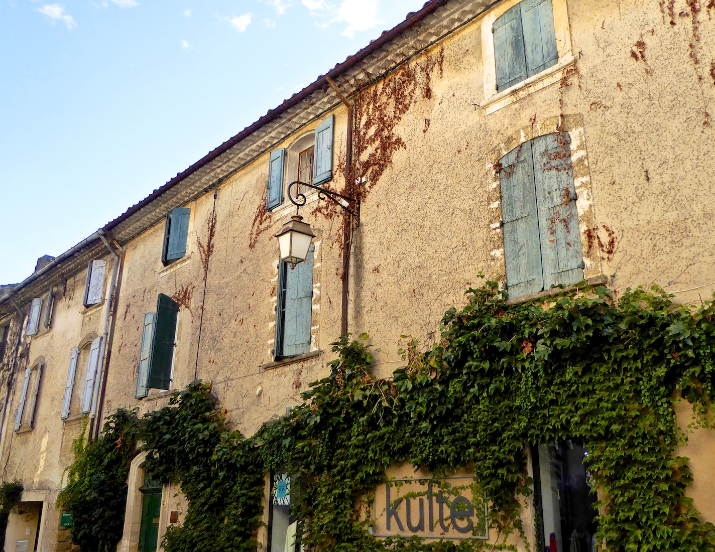 Shutters of Provence in Lourmarin Provence, France