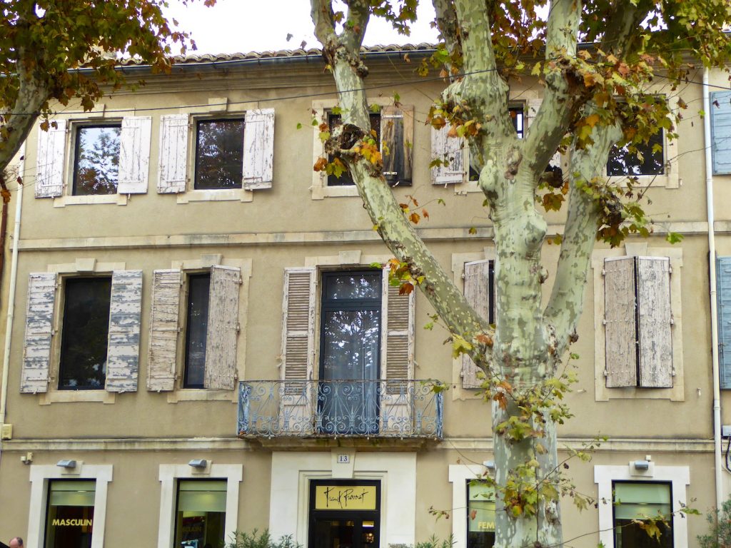 Shutters of Provence in St Remy-de-Provence, Bouche du Rhone, Provence, France