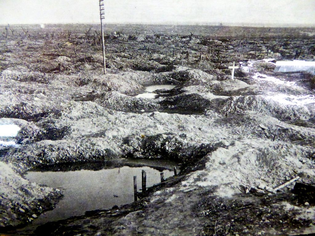 The trenches of World War I