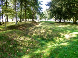 The trenches at The Canadian Beaumont-Hamel Newfoundland Memorial