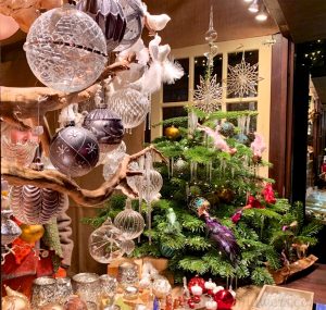 Christmas baubles and decorations for the Christmas tree