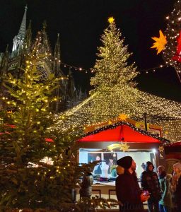 The Cologne Christmas market in Germany