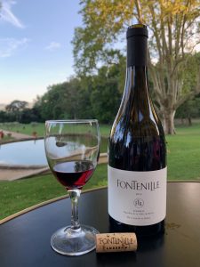Wine from Domaine de Fontinelle, Lauris, Luberon. Provence, France (near Lourmarin)