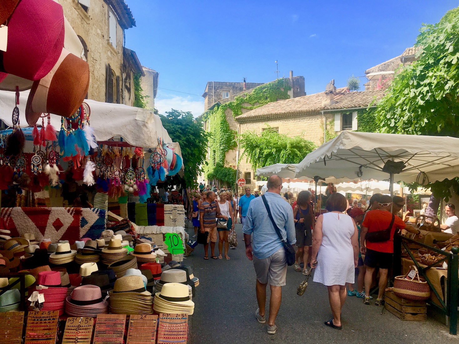 The Lourmarin market