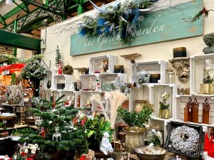 Christmas shopping at Borough Market, London