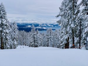 Top of the mountain at Northstar, Lake Tahoe, California, USA
