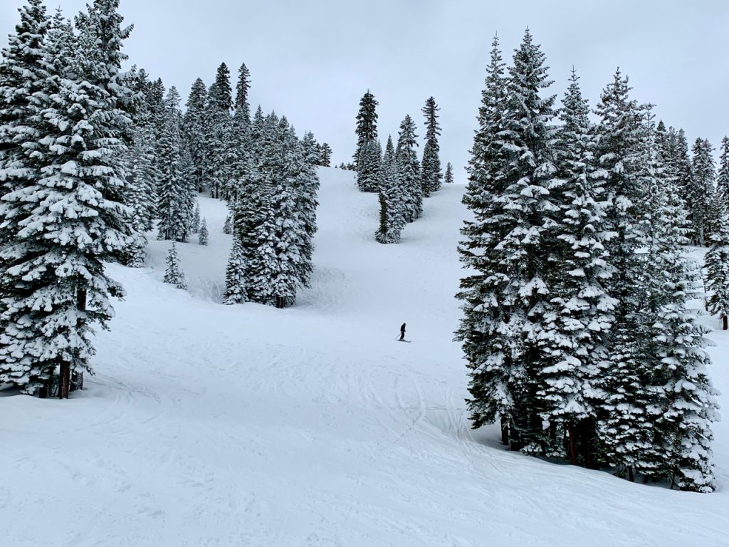 Ski slopes at Northstar Lake Tahoe