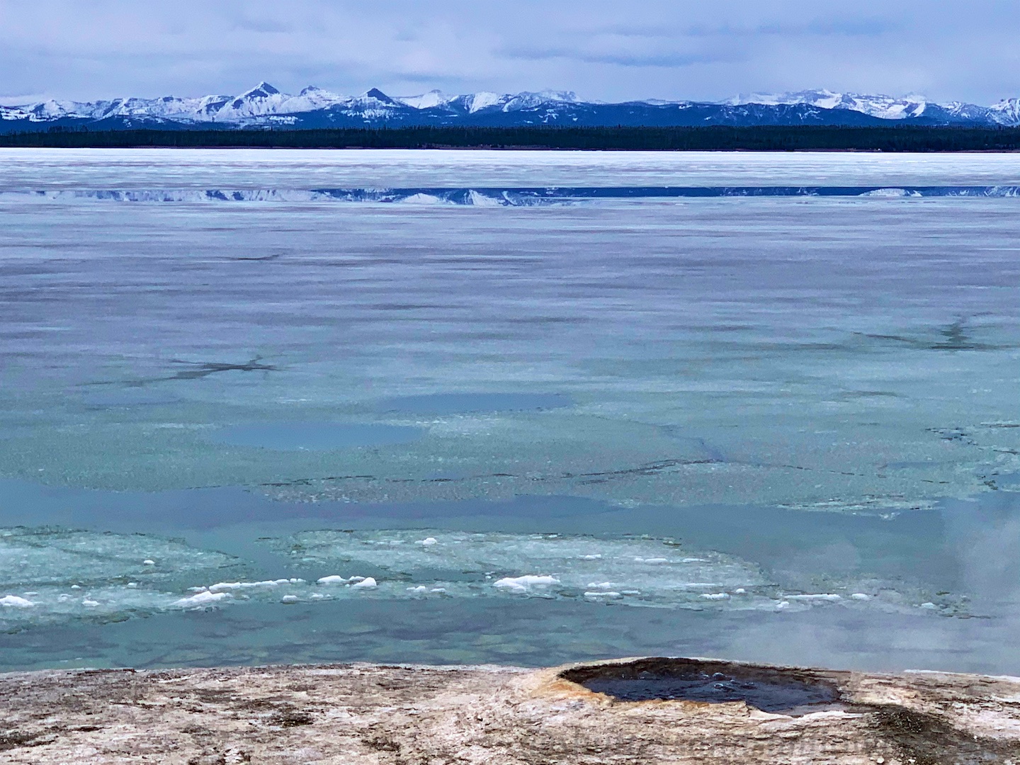 Lake Yellowstone at West Thumb Geyser Basin