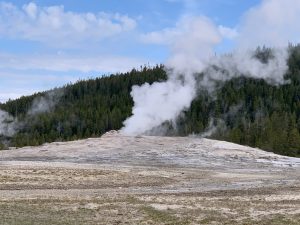 Old Faithful Geyser at Yellowstone