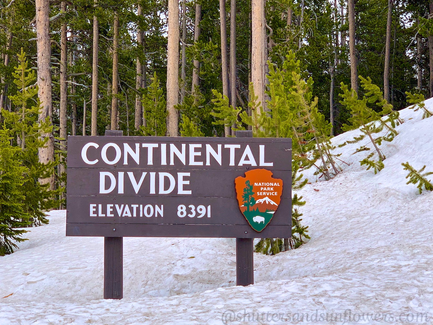 The Continental Divide at Yellowstone National Park