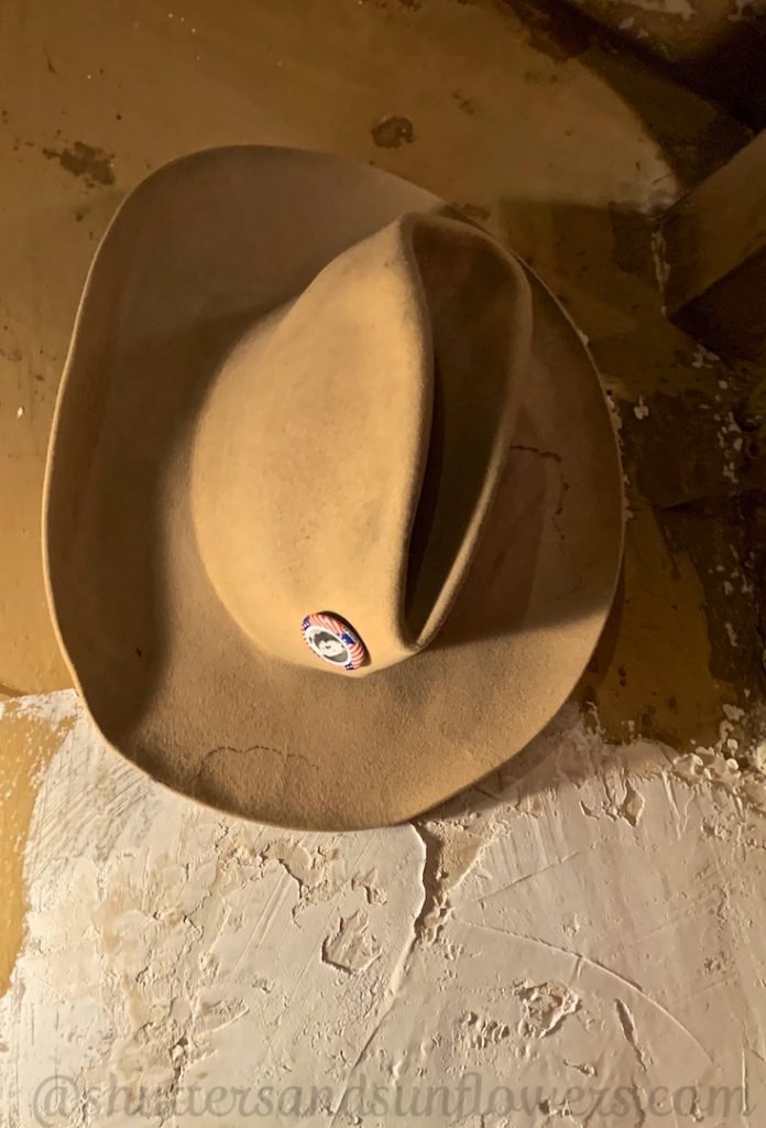 Hat found in Speakeasy in Rookwood Hotel, Butte, Montana, USA