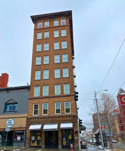 Hirbour Tower, Butte's first 1901 skyscraper, Butte, Montana, USAA