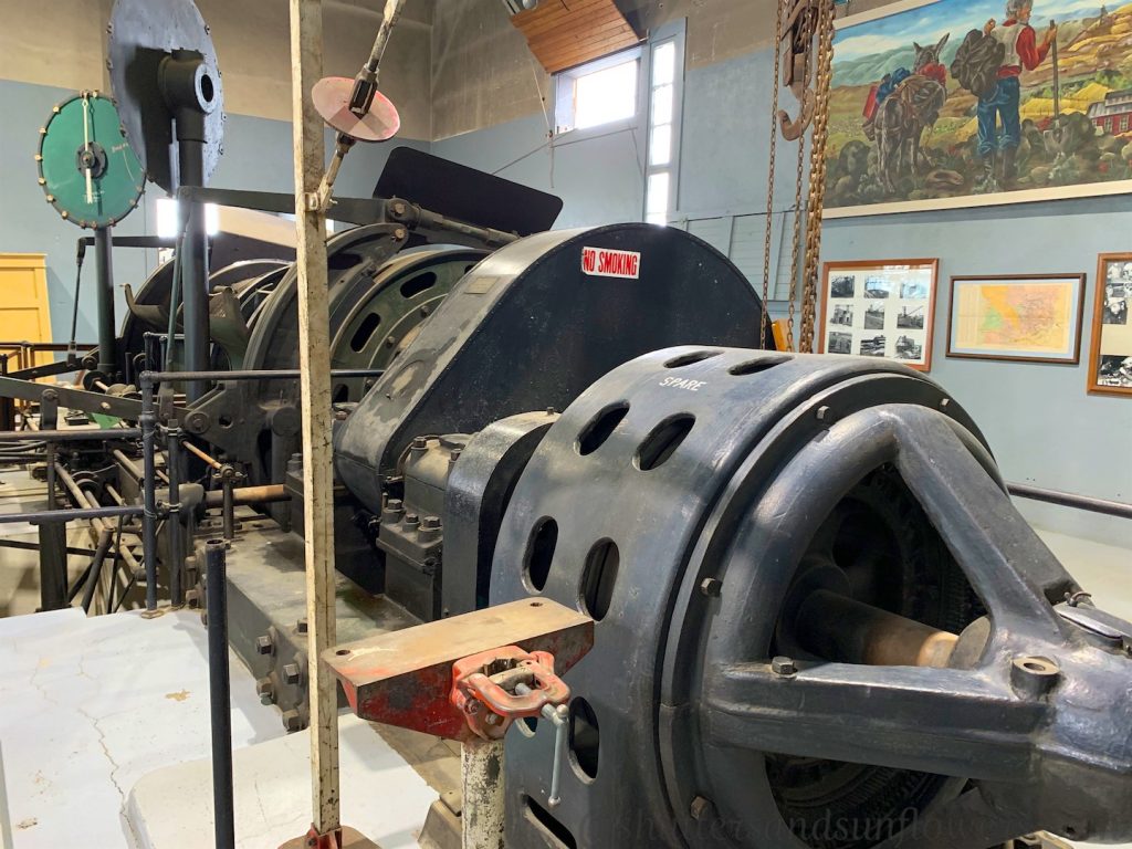 Machinery on Mining Tour in Butte, Montana, USA