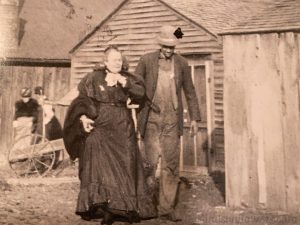 Photo of Carrie A. Nation's 1910 visit to Butte, Montana, USA